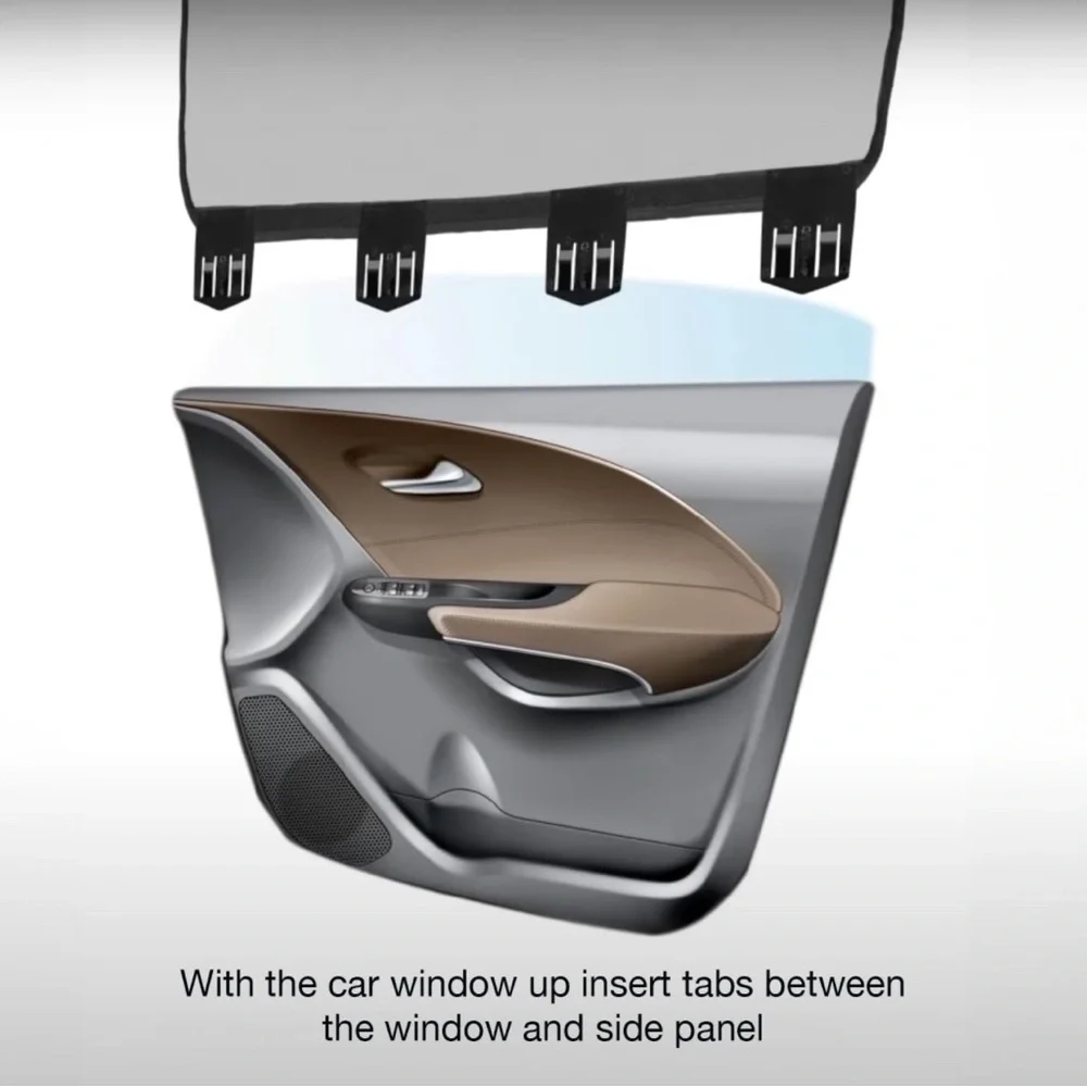 Petevo 2pc Interior Car Door Protectors, Protect From Dog Scratches Traveling